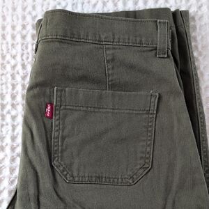 Levi's Women's Olive Utility Pant Cargo Jeans